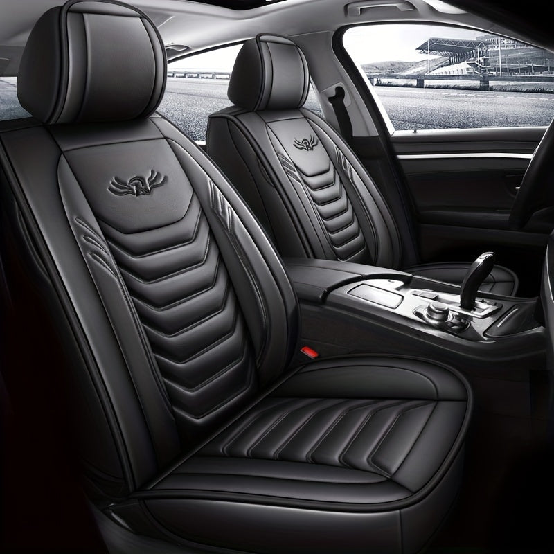 1pc Universal Car Seat Covers PU Leather Seat Covers Cushion Car Seat Protector Mat For Sedan SUV Interior Car Accessories