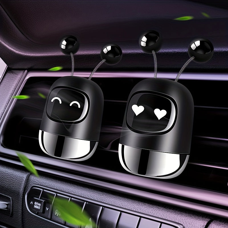 Cute Robot  Air Vent Car Air Freshener, Car Air Outlet Aromatherapy Clip, Cartoon Robot Car Perfume Car Decoration Accessories