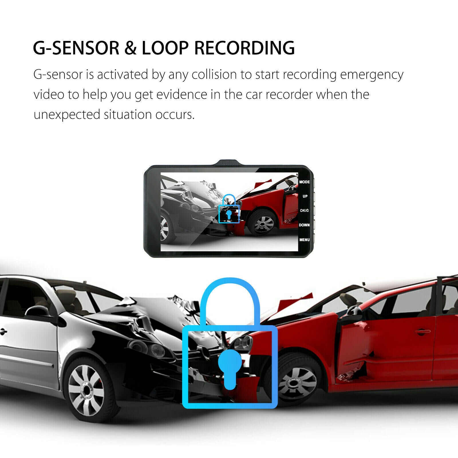 Dash Cam Front And Rear Camera CAR DVR Car Video Recorder Vehicle Black Box FULL HD 1080P Night Vision Driver Recorder