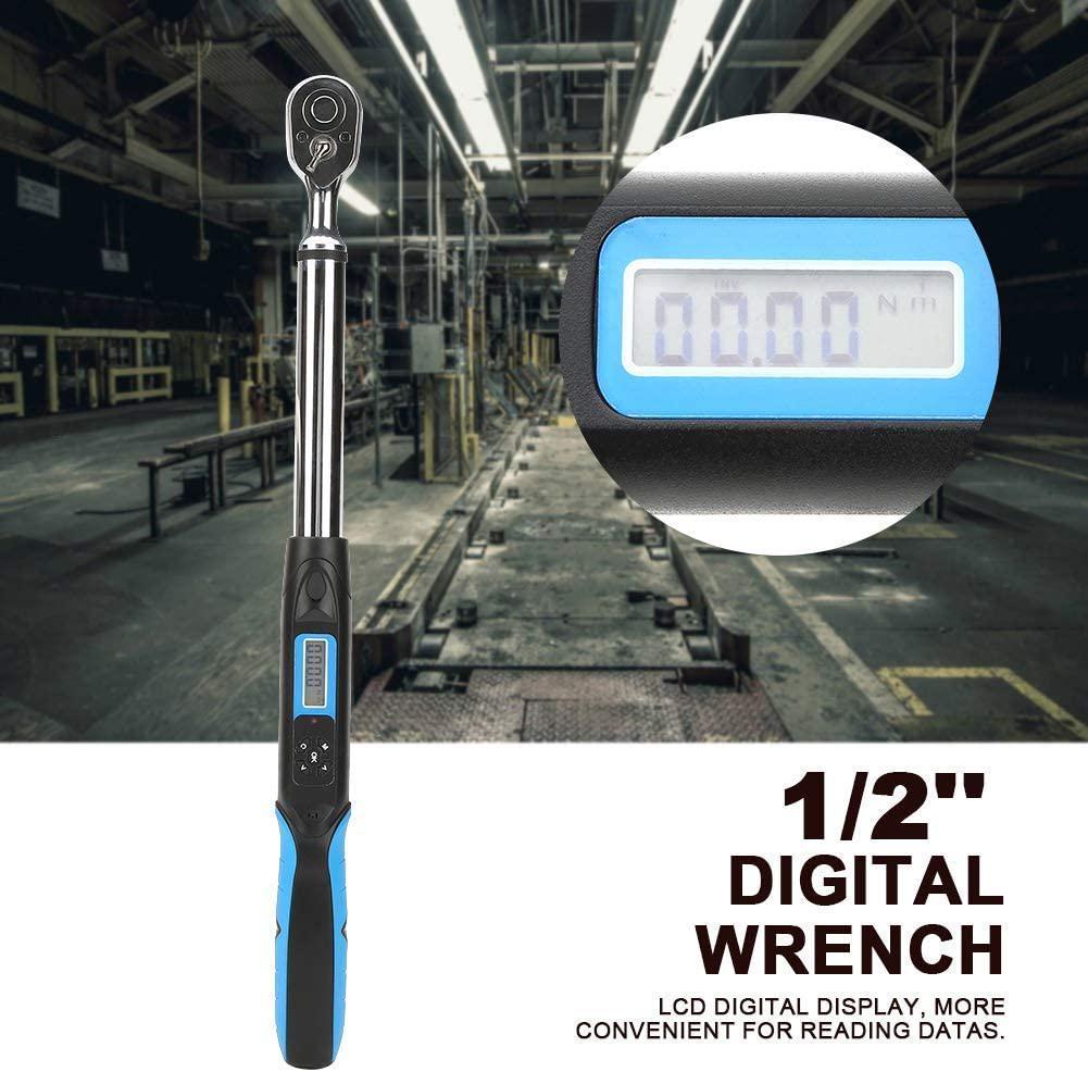 HAND TOOLS Spanners Wrenches Torque Wrench 135N.m 1/2'' Digital High Accuracy Torsion Bidirectional Ratchet Head Electronic Wrench Hand Tools wrenches set