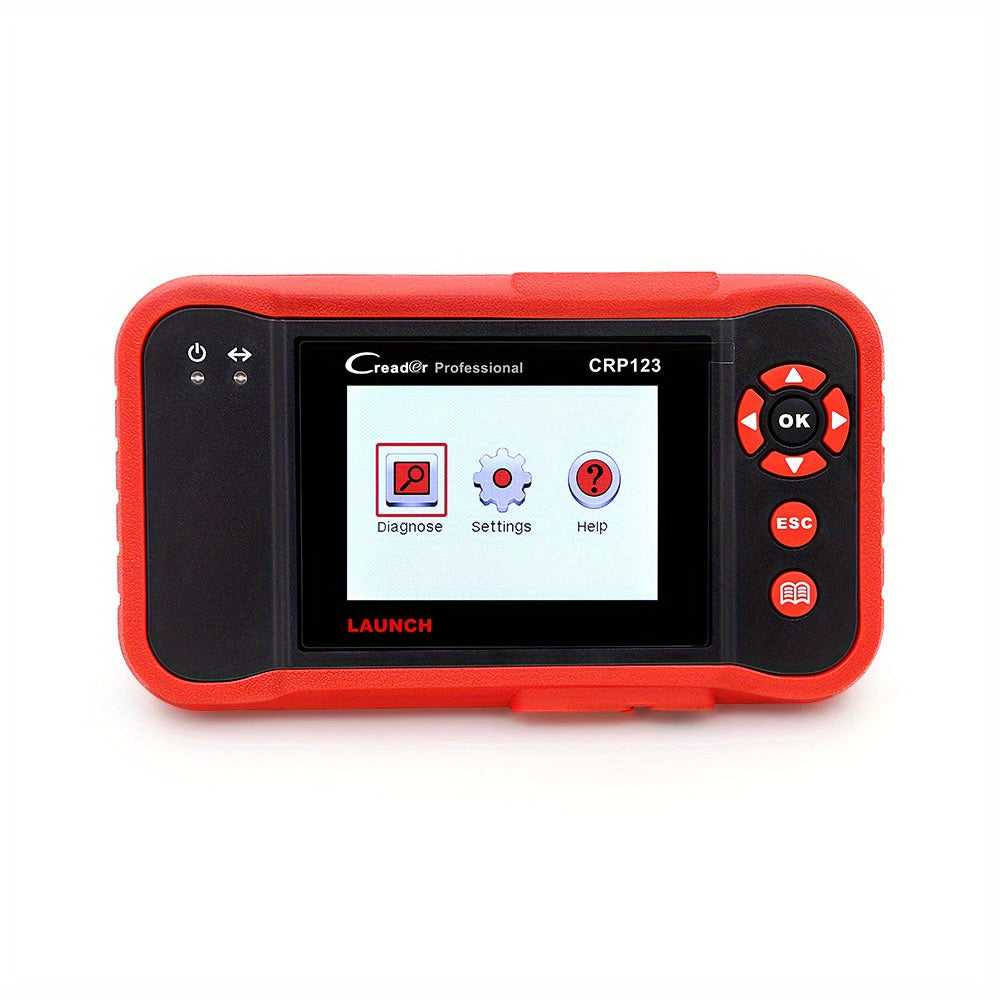 Professional Automotive Scanner: LAUNCH X431 CRP123 OBD2 - Engine, ABS, SRS &amp; AT Code Reader - Lifetime Updates!