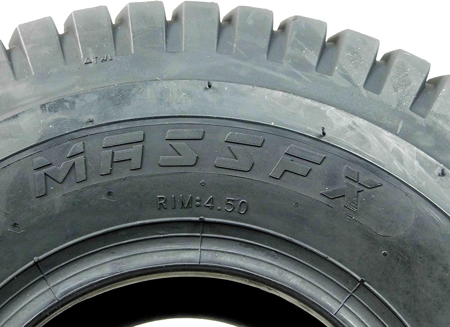 4 New MASSFX Lawn Mower Tires 15x6-6 20x8-8 4 PLY Four Pack Lawn & Garden