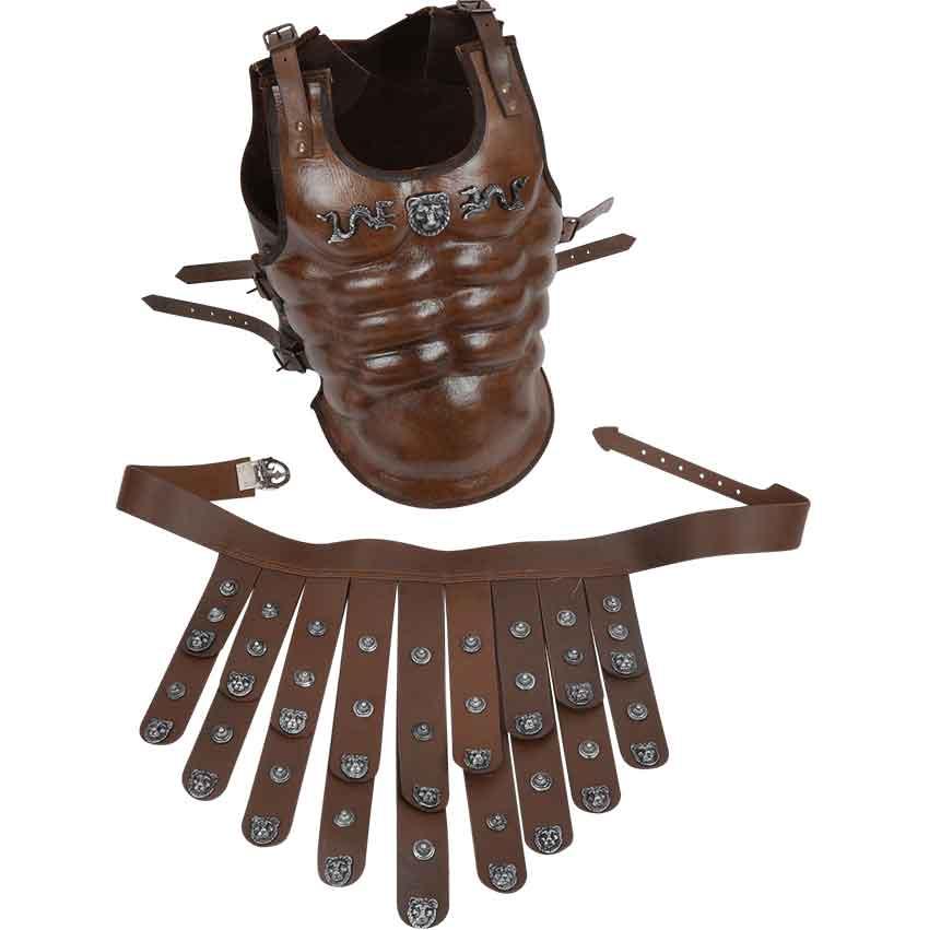 Leather Royal Muscle Armour by Medieval Collectibles
