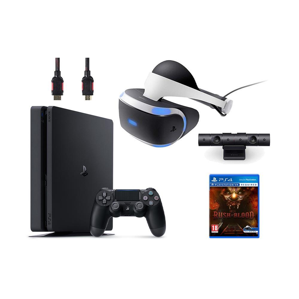 PlayStation VR Bundle 4 Items:VR Headset,Playstation Camera,PlayStation 4,VR game disc PSVR Until Dawn: Rush of Blood