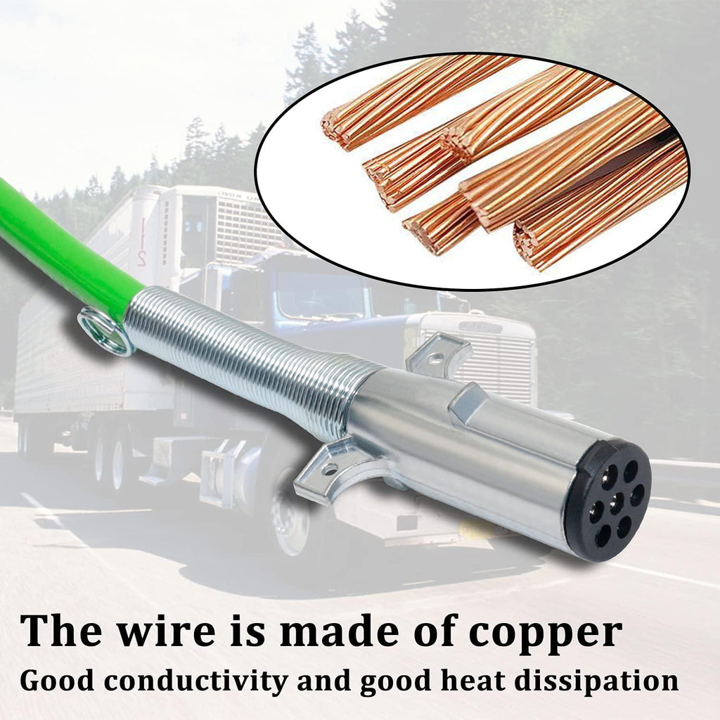 CheeMuii Semi Truck Air Line Kit 15ft 3 in 1 Airline Air Hose Truck Trailer with Glad Hand and 1 Pair Glad Hand Handle with 4pcs Glad Hand Seals
