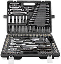 PENFU Wrench 150 Pieces Drive Socket Set Ratchet Wrench Combination Tools Auto Repair Tool Kit for Car Repair/Home Maintenance Hand Repair Tool