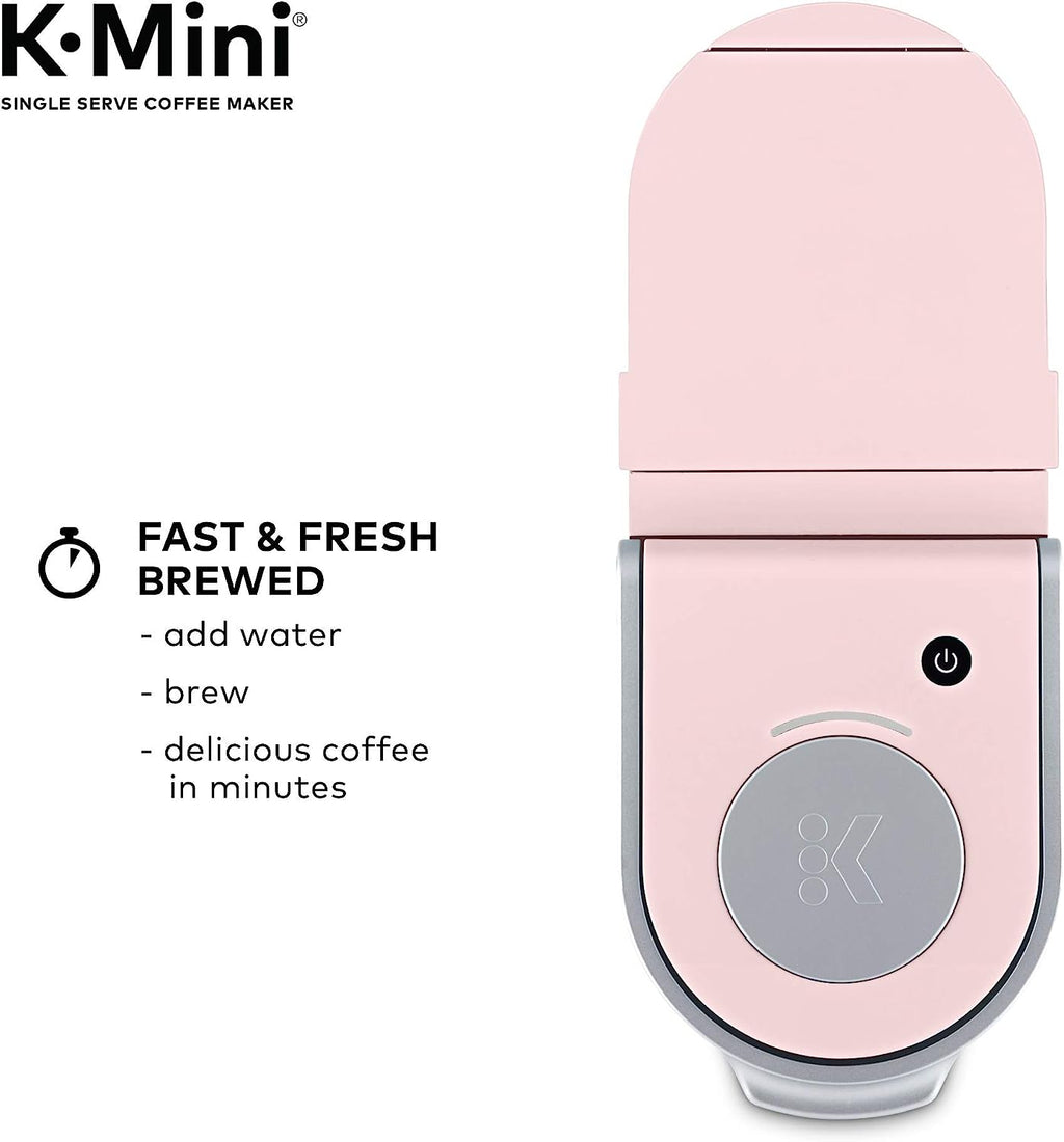 Keurig K-Mini Single Serve K-Cup Pod Coffee Maker, Dusty Rose