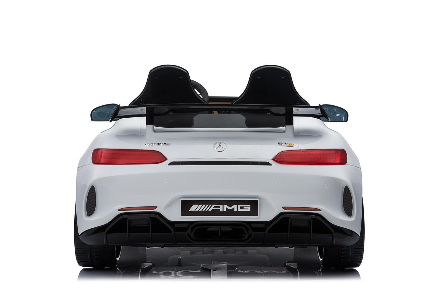 Mercedes Benz GTR White Licensed Dual Motor 12V Kids Ride-On Car Remote Control
