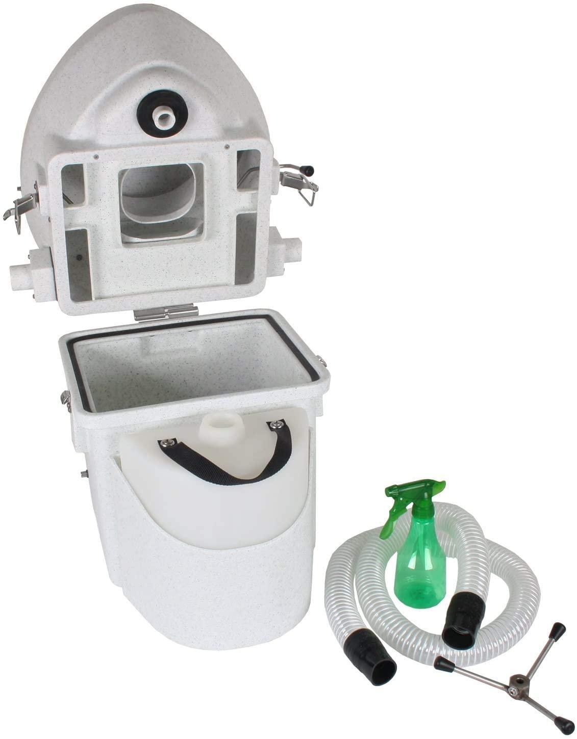 Nature's Head Self Contained Composting Toilet with Close Quarters Spider Handle