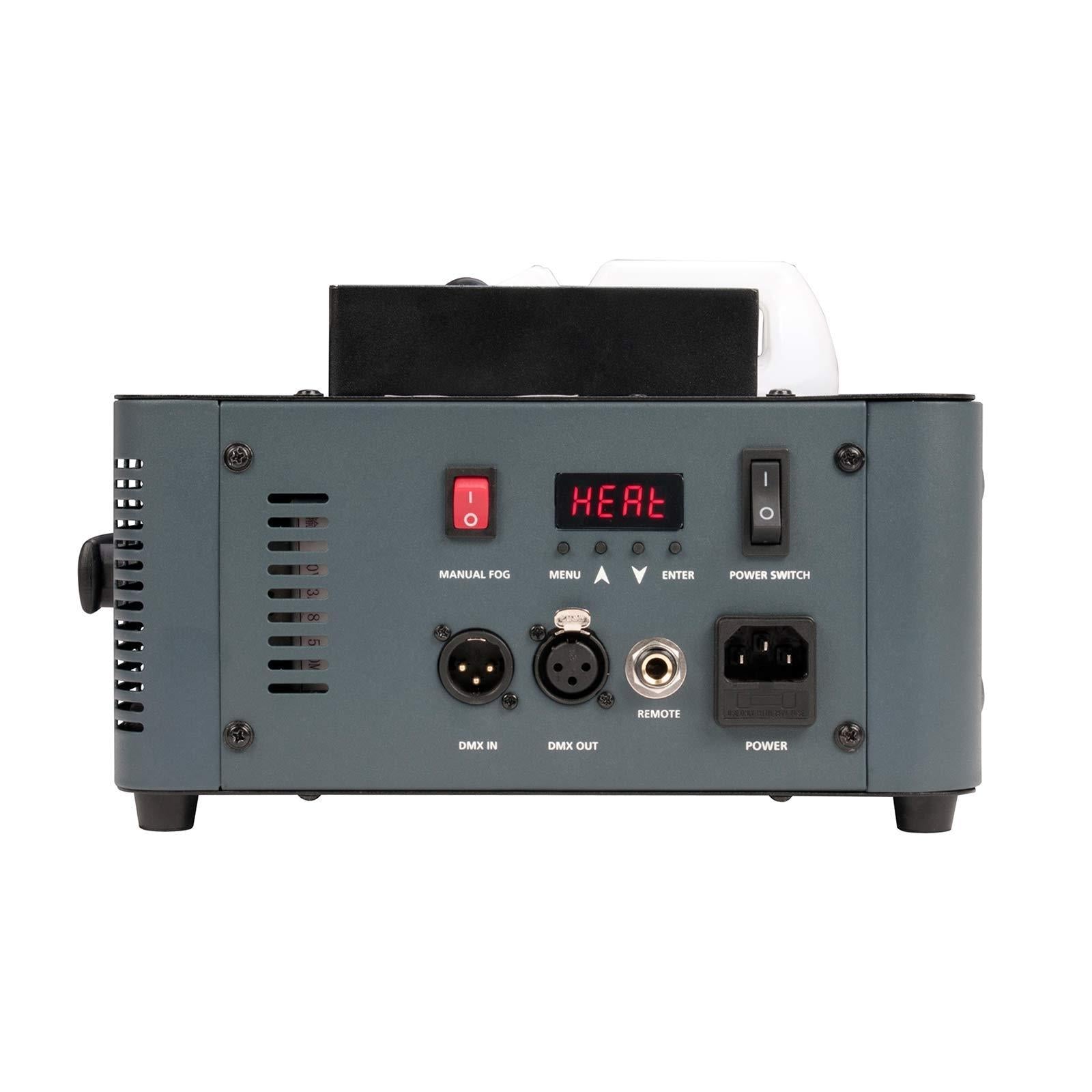 American DJ Fog Fury Jett High Velocity RGBA LED Vertical Fog Machine with Variety Fog Juice Package
