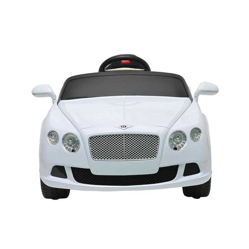 Electric Car Bentley GTC 12V power Ride On For kids Remote Control Horn Front Lights - White