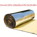 78.74*19.69inch 5/7/10mm Car Sound Insulation Mat, Proofing Deadener Heat Noise Insulation Deadening Mat Hood Closed Cell Foam Accessories