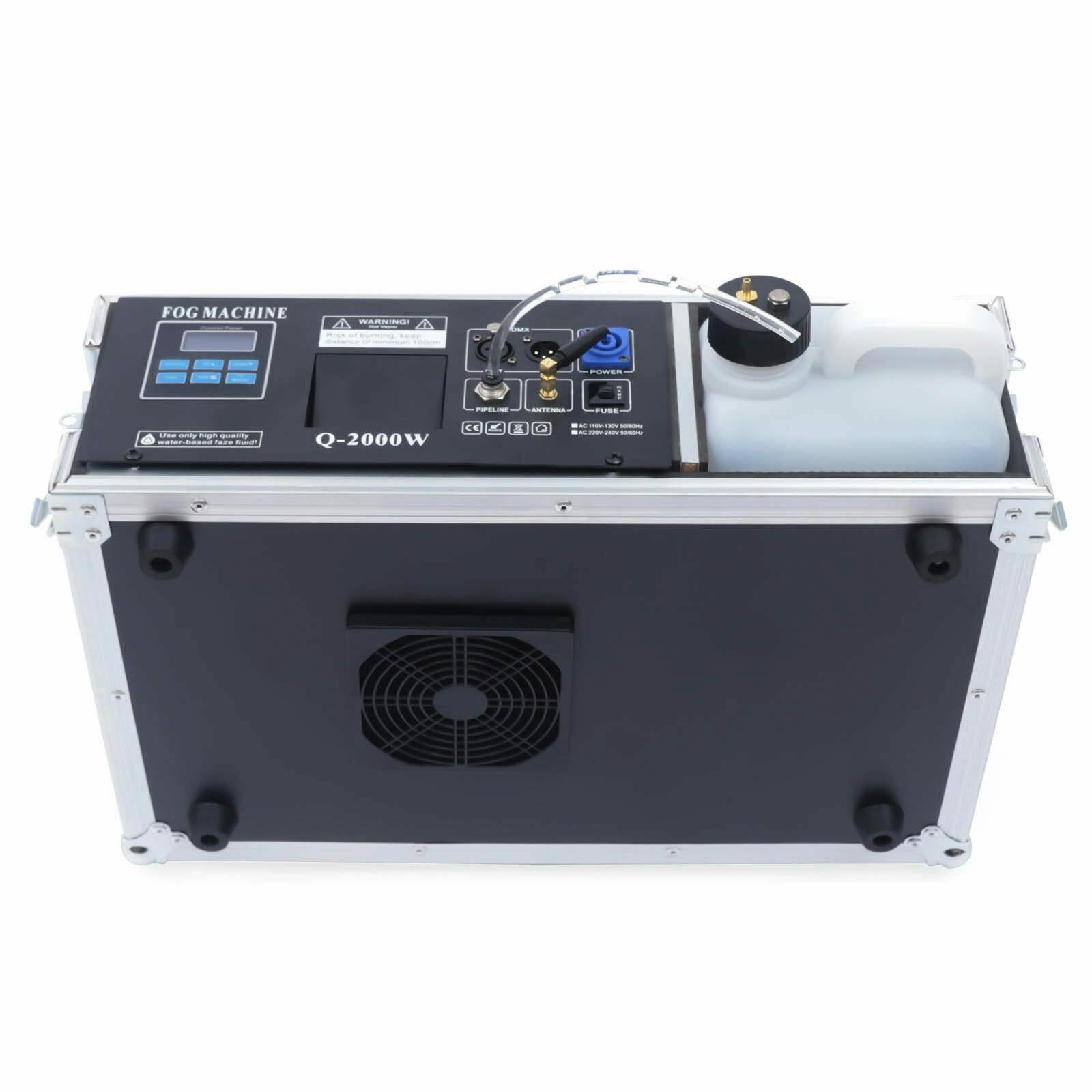 Fichiouy StaFog Machine Smoke Machine DJ DMX Morning Haze Machine with 3.5L Liquid Tank for KTV