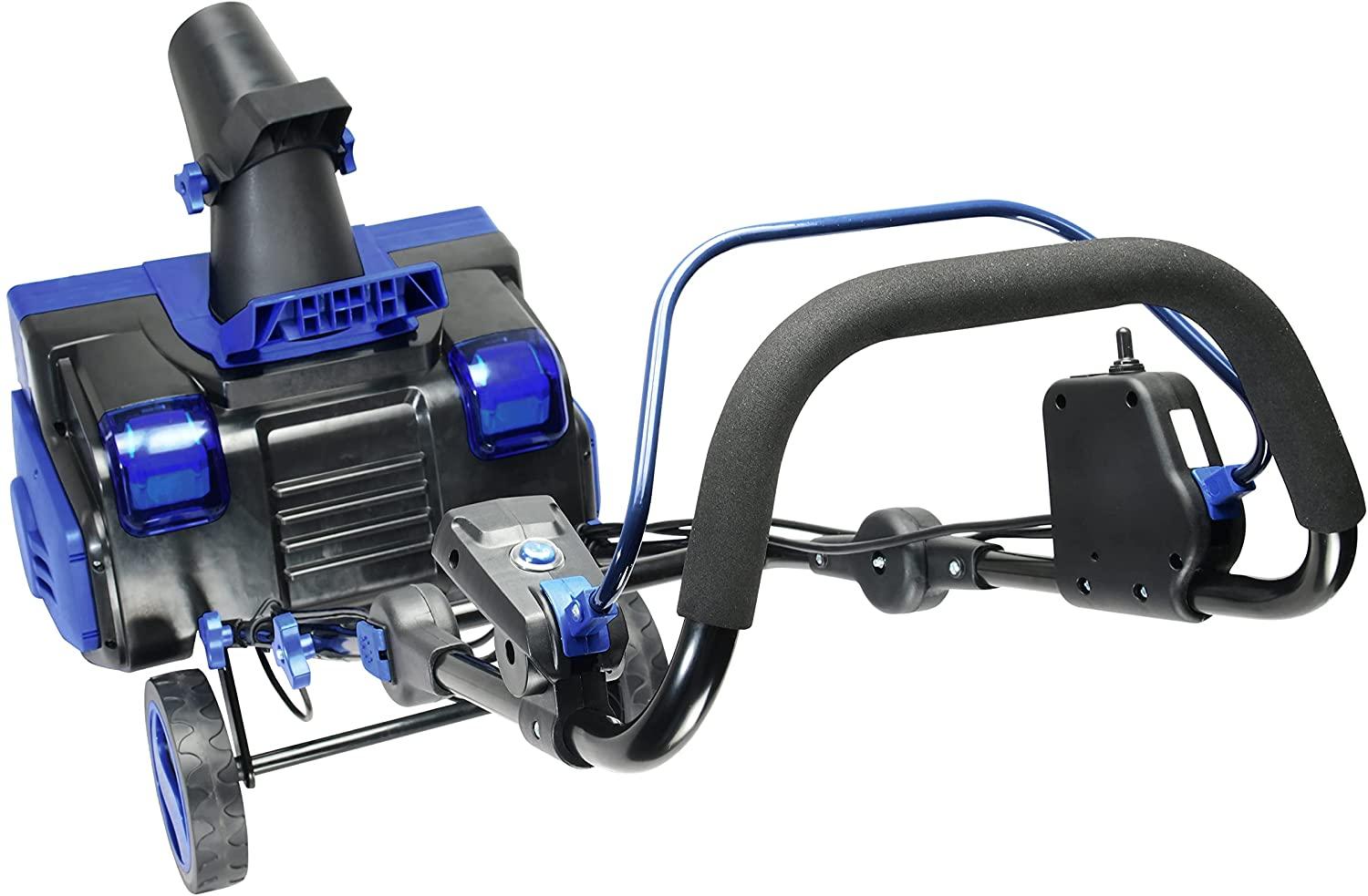 Snow Joe 24V-X2-SB21 48-Volt iON+ Cordless Snow Blower Kit, W/ 2 x 4.0-Ah Batteries and Dual Port Charger, 21 in