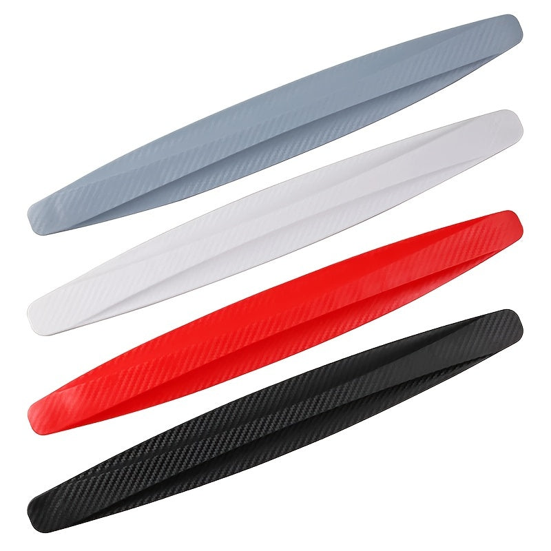 2PCS Universal Anti-Collision Protector, Rubber Car Front And Rear Corner Bumper Guard Lip Anti-Scratch Strips Sticker Car Product Accessories