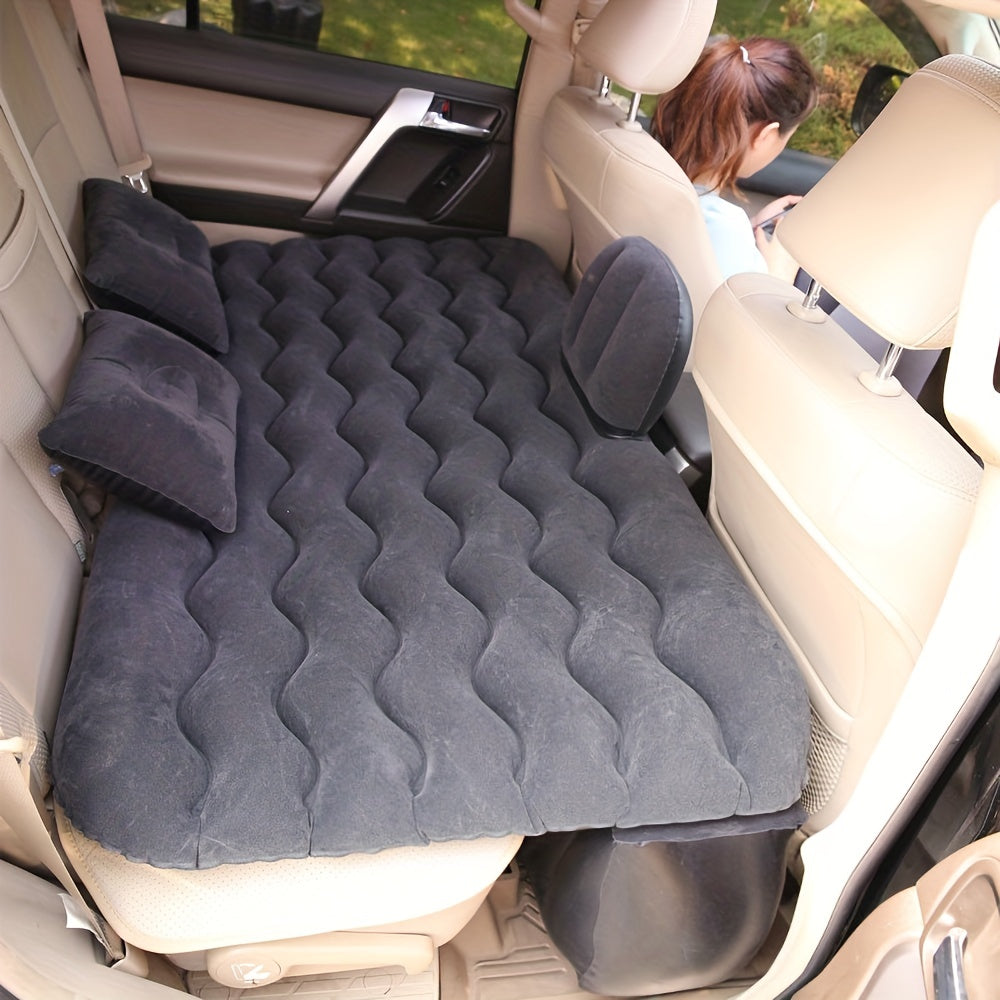 Upgrade Your Car With A Multifunctional Inflatable Bed &amp; Sofa Pillow - Perfect For Camping &amp; Travel!