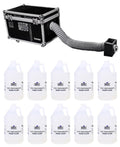 Chauvet DJ CUMULUS Fog Machine Pro DMX Fogger w/ Road Case + (10) Gallons Fluid