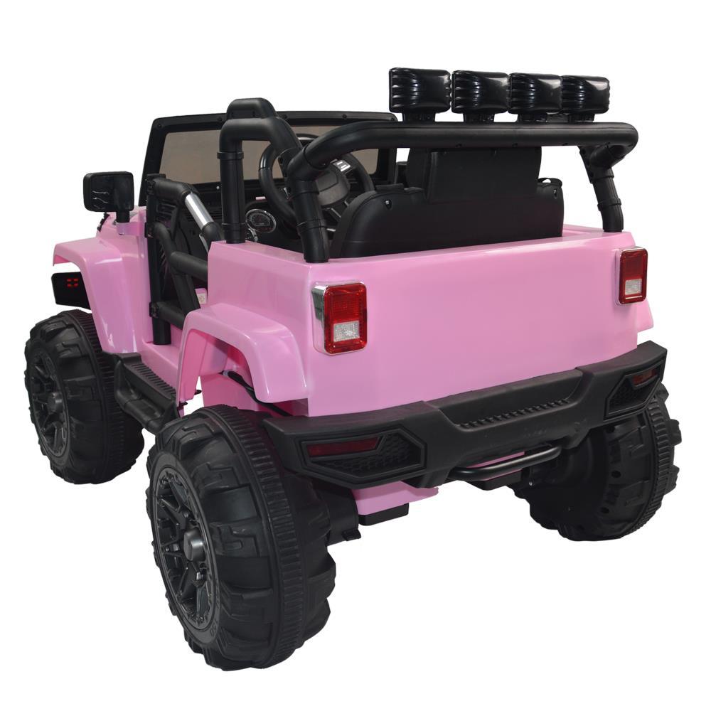 Ktaxon Safe Remote Control 12V Battery Operated Kids Ride On Car Pink