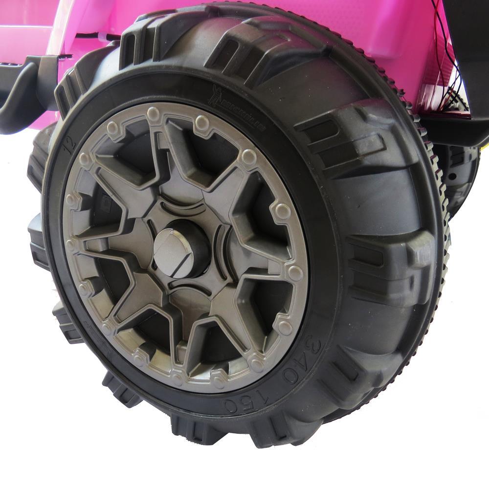 Ktaxon Safe Remote Control 12V Battery Operated Kids Ride On Car Pink