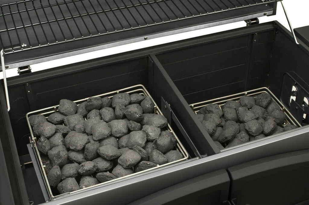 Charcoal Grill Premium Dual Chamber 816 sq.in. of CooArea  Steel