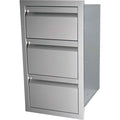 Valiant Series 17-Inch  Steel Triple Access Drawer