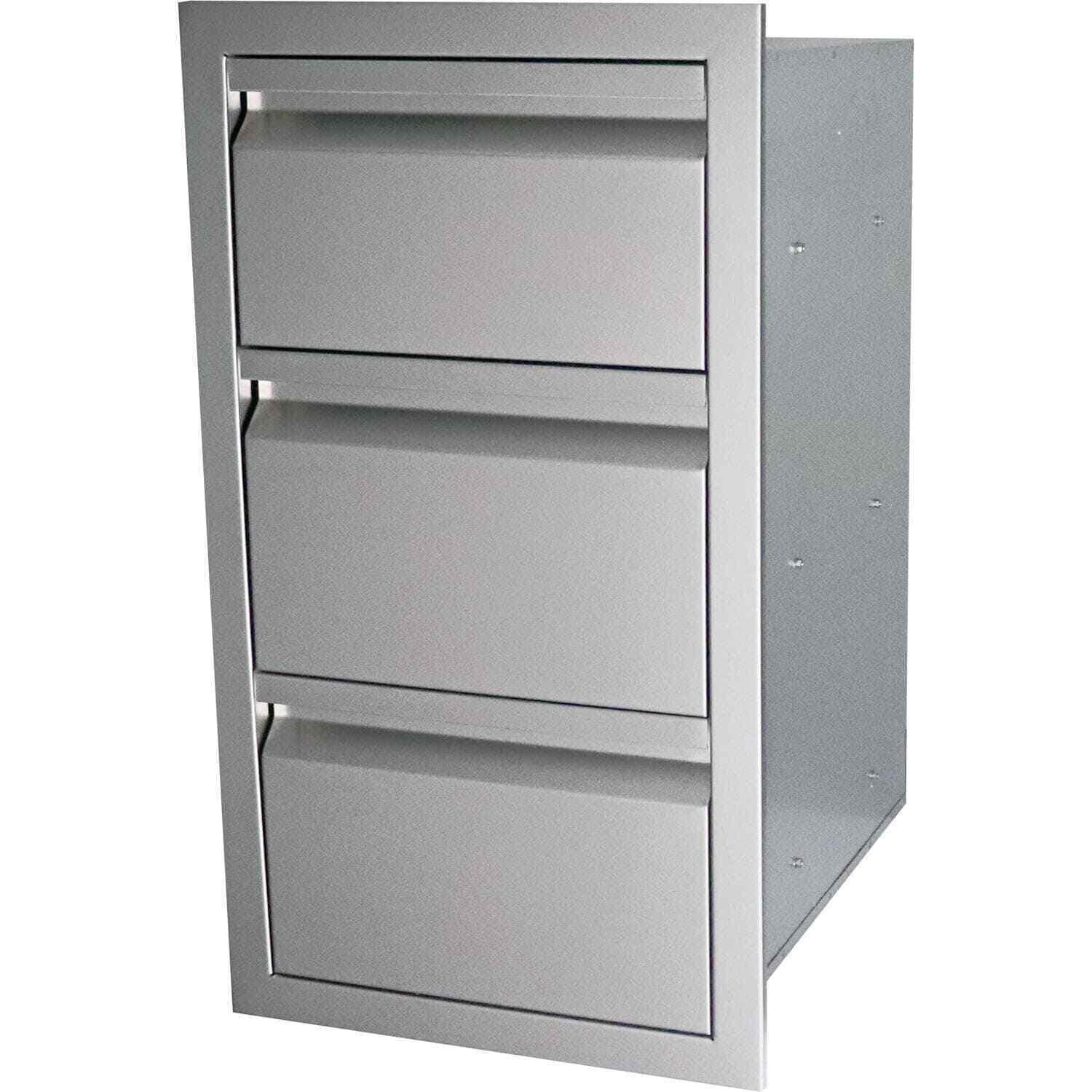 Valiant Series 17-Inch  Steel Triple Access Drawer