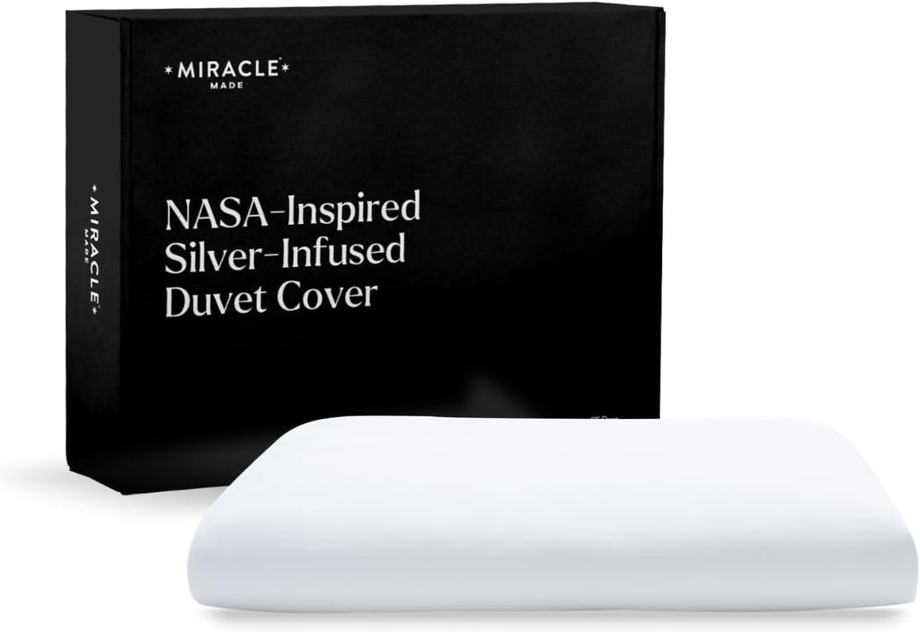 Miracle MadeLuxe Thermoregulating Duvet Cover - White, King/Cali King