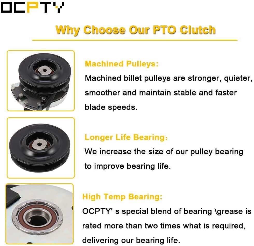 OCPTY Electric Power Take Off Clutch Electric PTO Clutch 388740 Quality Upgraded Aftermarket Fit for Grasshopper, for Woods, for Warner, for Stens