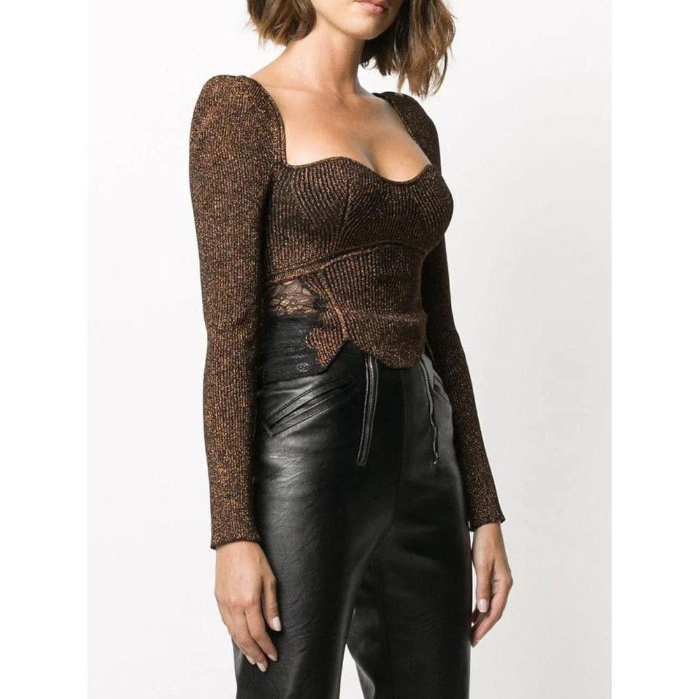 skinny knitted sweater