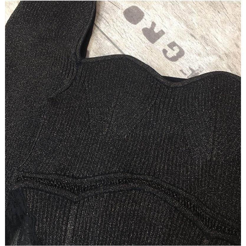 skinny knitted sweater