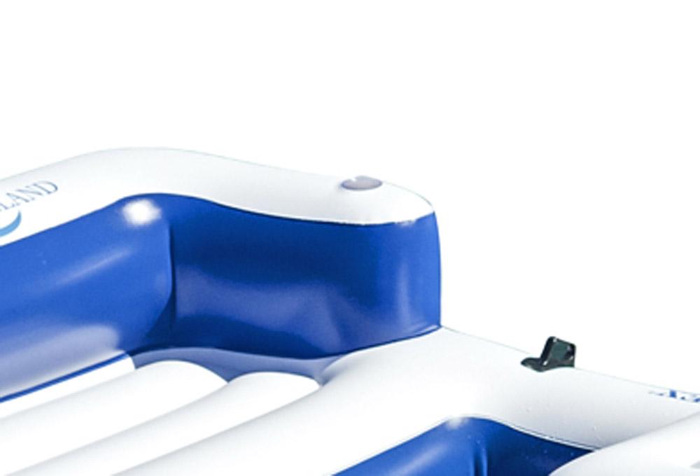 5 Seat Inflatable Lounging Pool Float and Inflatable Giant 5 Person Raft