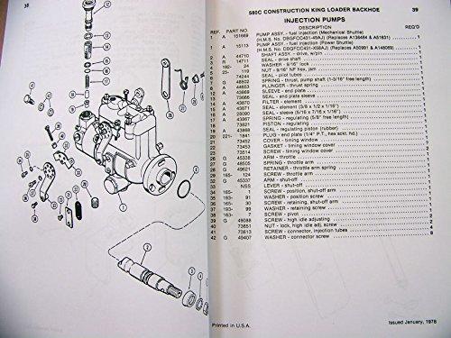 Case 580C Construction Loader Backhoe Service, Parts and Operators Manuals 4 Volumes