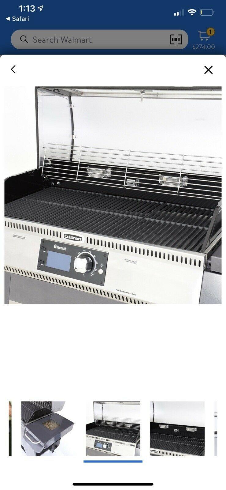 Woodcreek 4 -in -1 Bluetooth Pellet Grill NEW