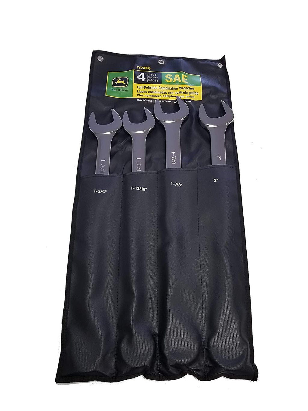 John Deere Full-Polished SAE Combination Wrench Set - TY27696