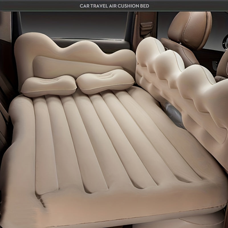 Travel in Comfort with this Inflatable Car Air Mattress - Perfect for Road Trips &amp; RVing!
