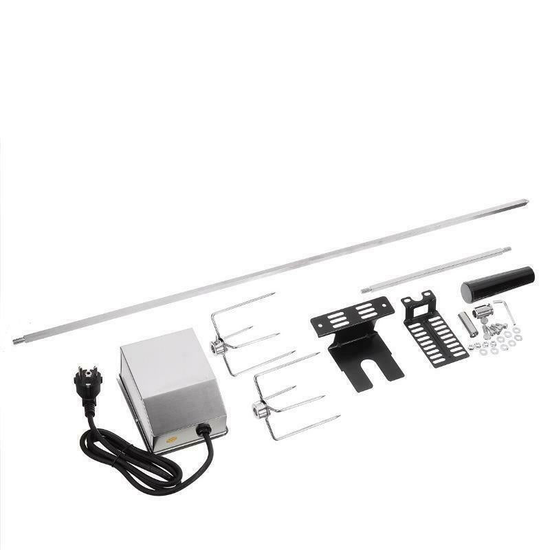 Automatic Electric Grill Rotisserie Meat Fork Roaster Rod Camping Barbecue Tools