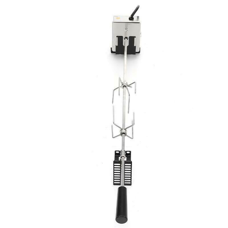 Automatic Electric Grill Rotisserie Meat Fork Roaster Rod Camping Barbecue Tools