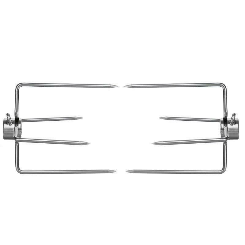 Automatic Electric Grill Rotisserie Meat Fork Roaster Rod Camping Barbecue Tools