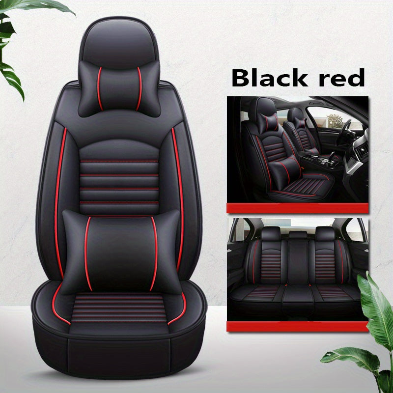 5 Seats Car Seat Cover Set, Four Seasons Universal Front Seat Cushion Car Seat Protector Car Seat Pad Cushion For Car Accessories
