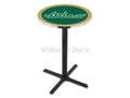 L211B36SouFla 36 In. Black Wrinkle South Florida Pub Table