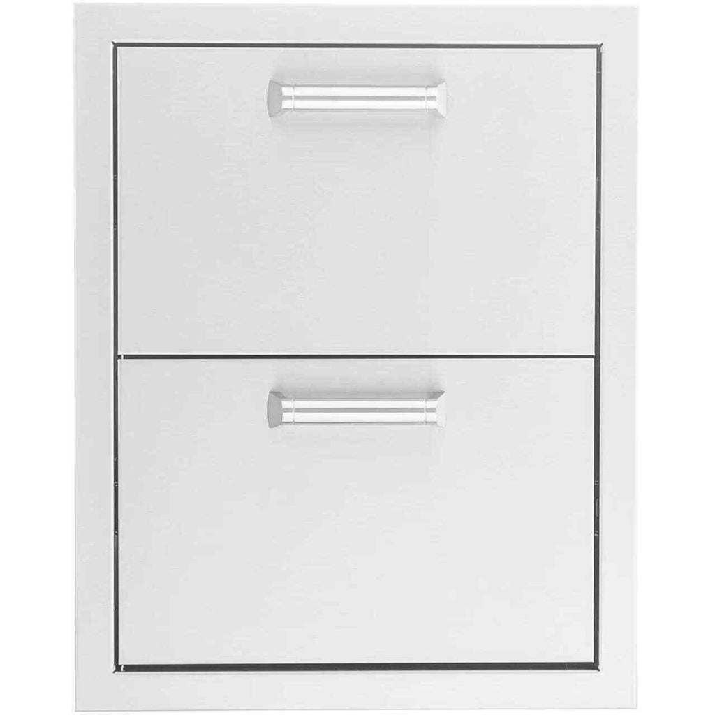 16-Inch  Steel Double Access Drawer- Contempo