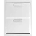 16-Inch  Steel Double Access Drawer- Contempo