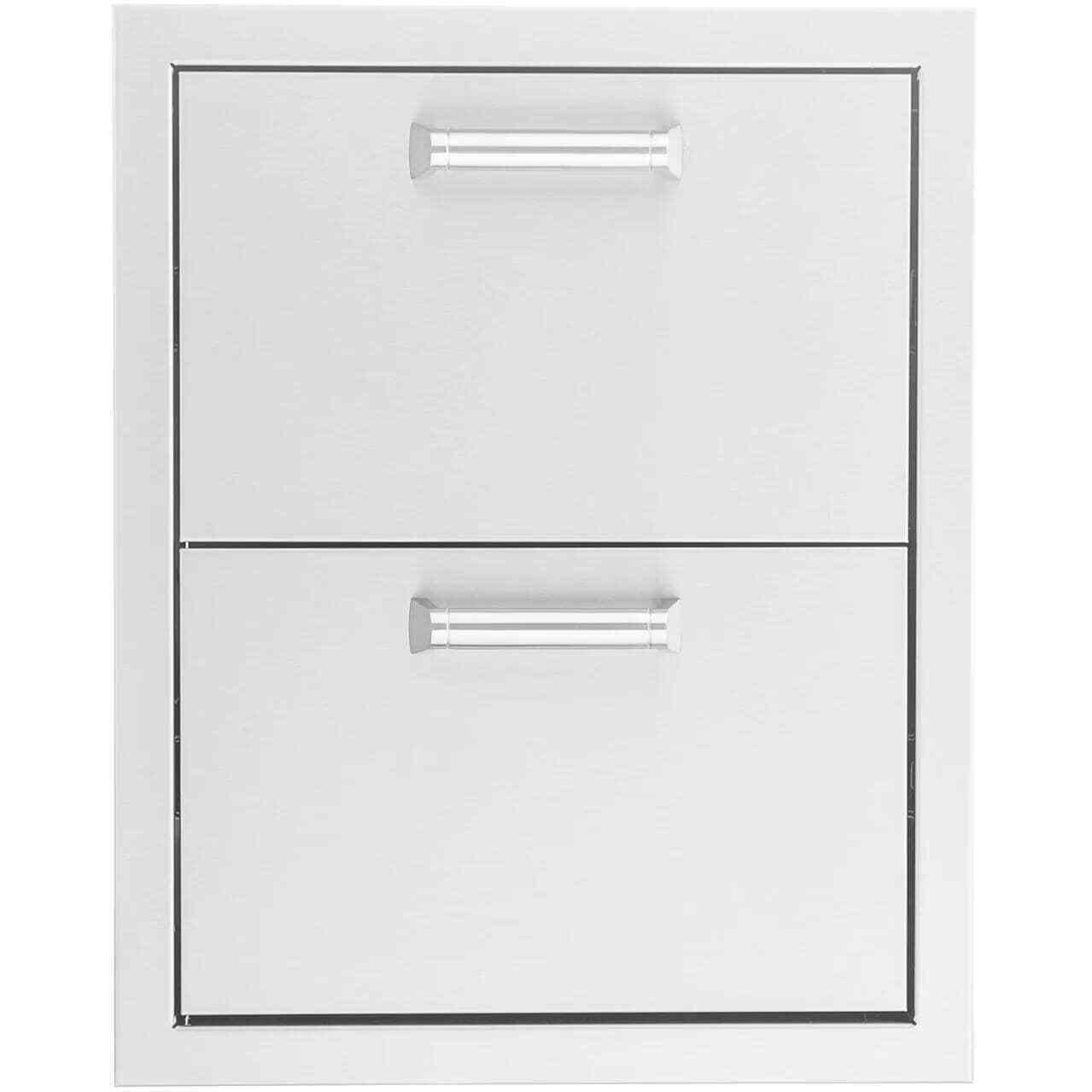 16-Inch  Steel Double Access Drawer- Contempo