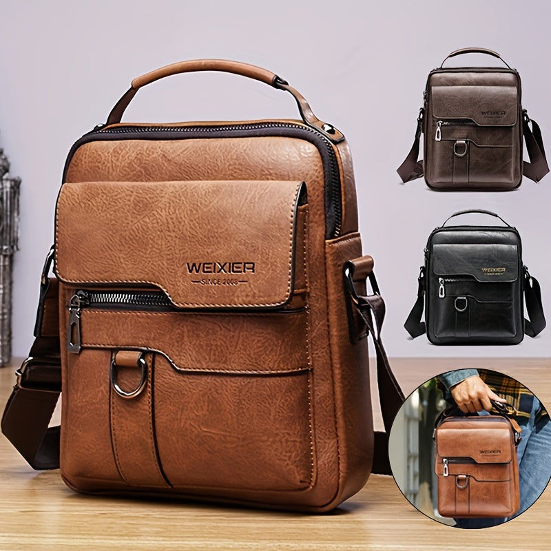 Crossbody Bag Women's Shoulder Bag  Leather Vertical Hand Business Women's Casual Leather Bag Satchel Bag For Women