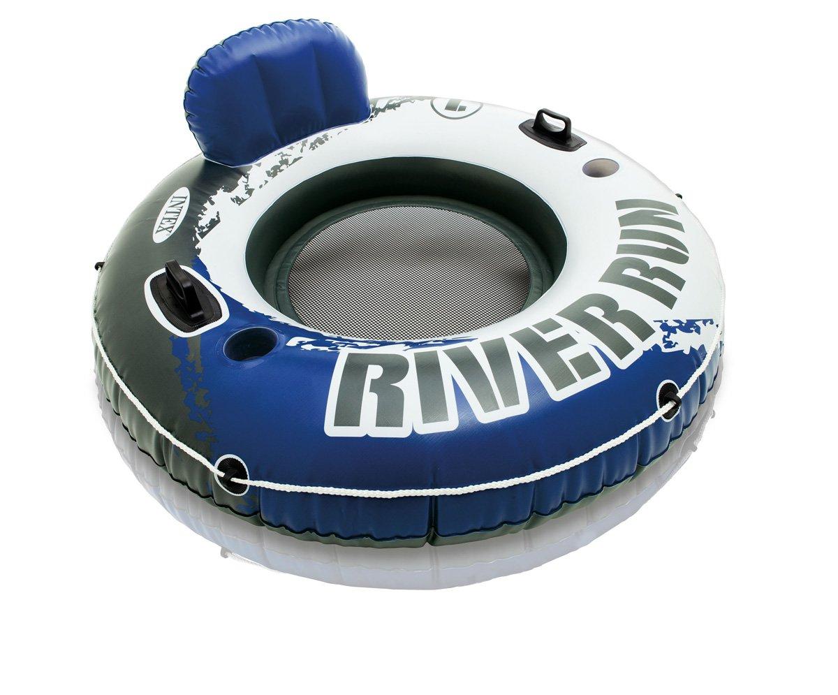 Oasis Island 5-Person Inflatable LounRaft + River Run Tube (2 Pack)