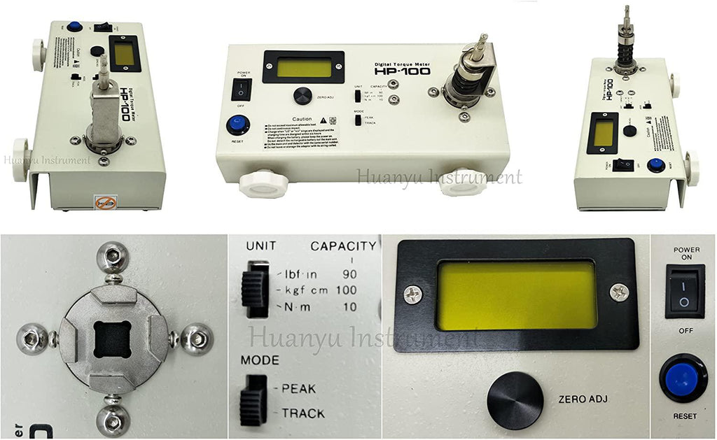 Huanyu HP-100 Digital Torque Meter Torsion Meter Screw Driver Wrench Measure Tester With Calibration Certificate