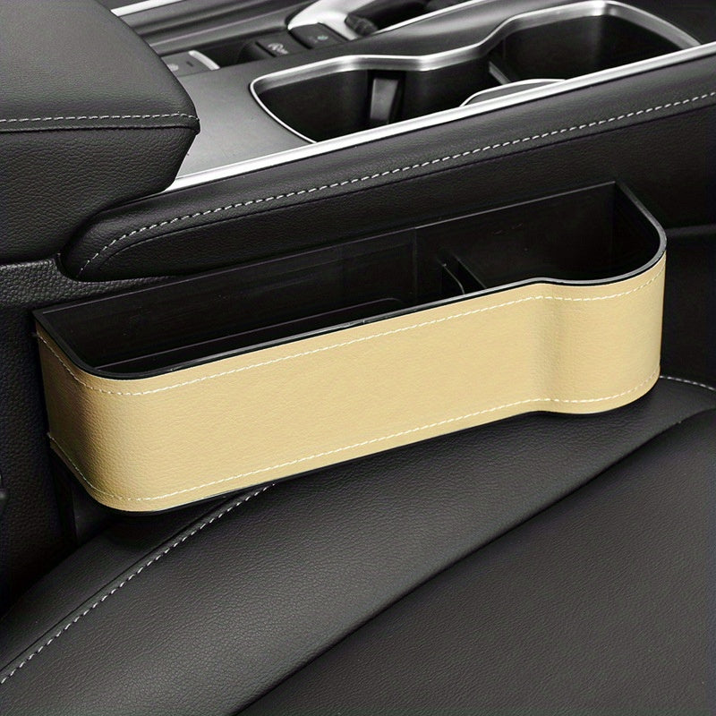 Car Seat StoraBox Card Phone Holder Pocket Car Seat Gap Leather StoraBox Seat Gap Pocket StoraBox Universal