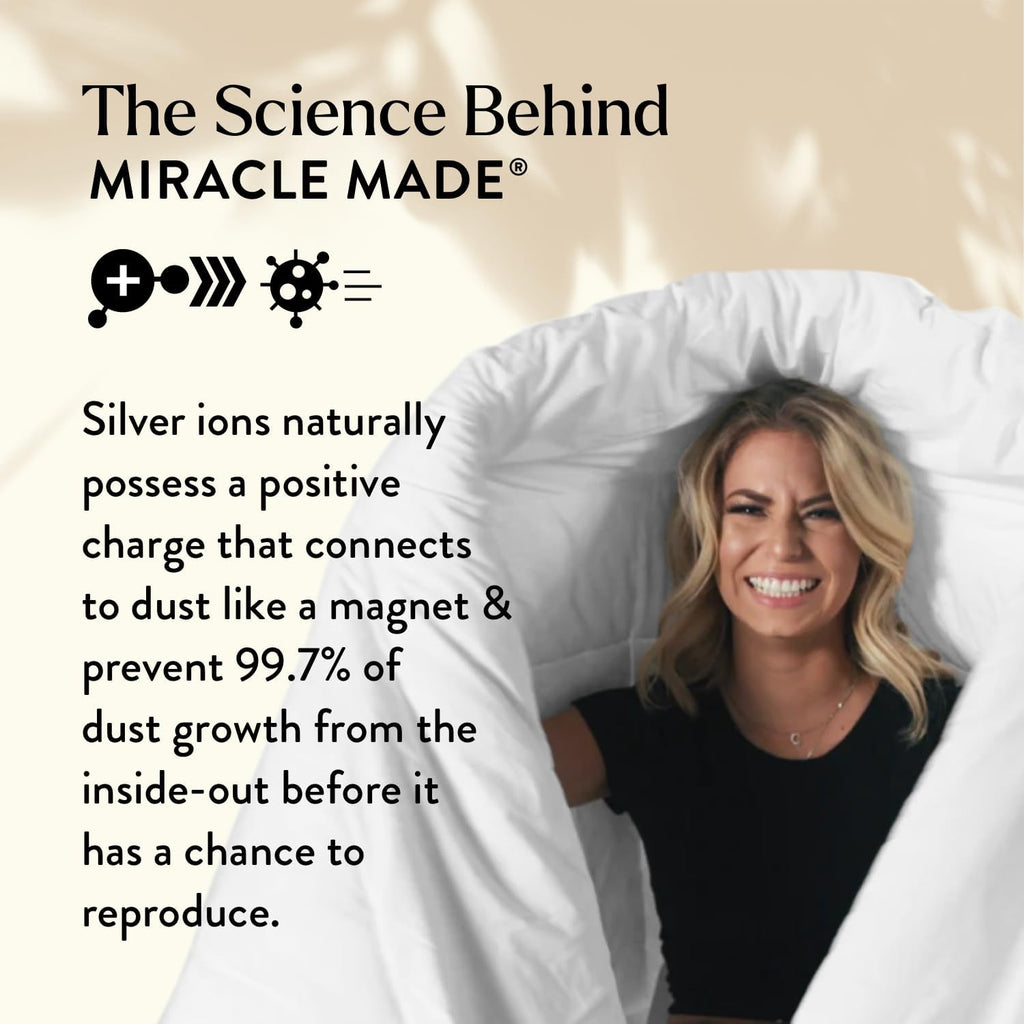 Miracle MadeLuxe Thermoregulating Duvet Cover - White, King/Cali King