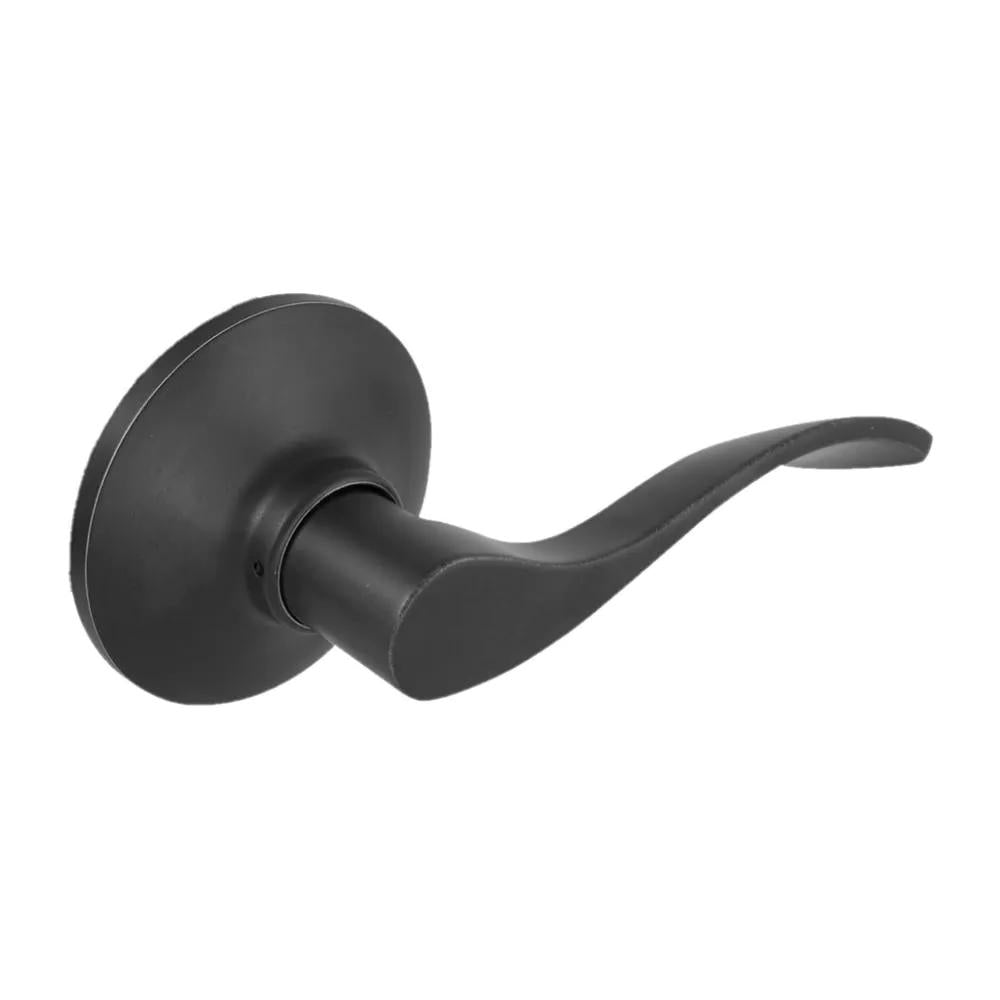 Zacoti Matte Black Hall/Closet Door Lever