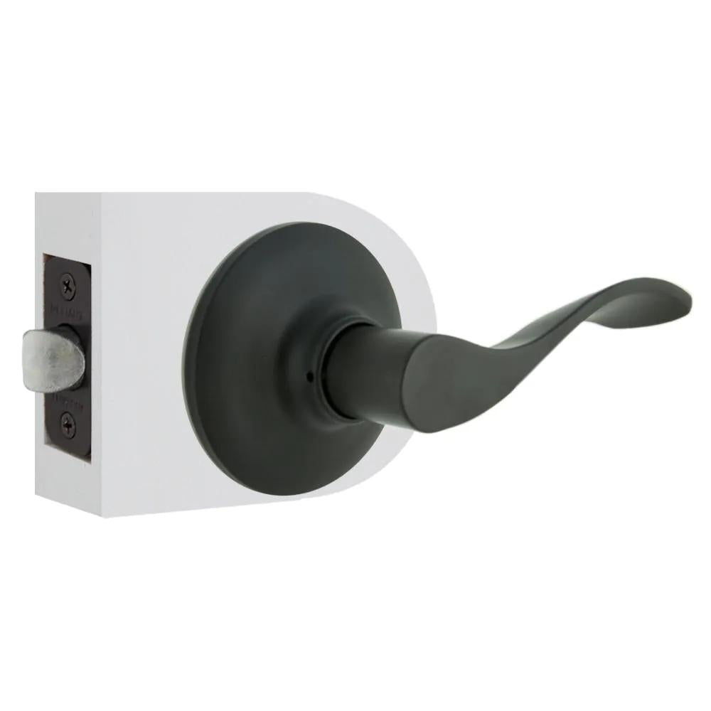 Zacoti Matte Black Hall/Closet Door Lever